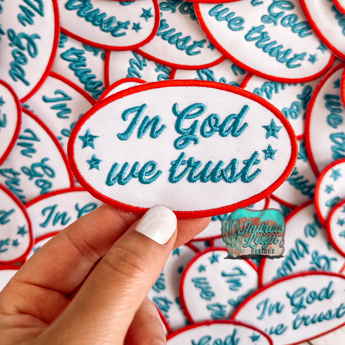 ALD EXCLUSIVE- In God We Trust Embroidered Patch
