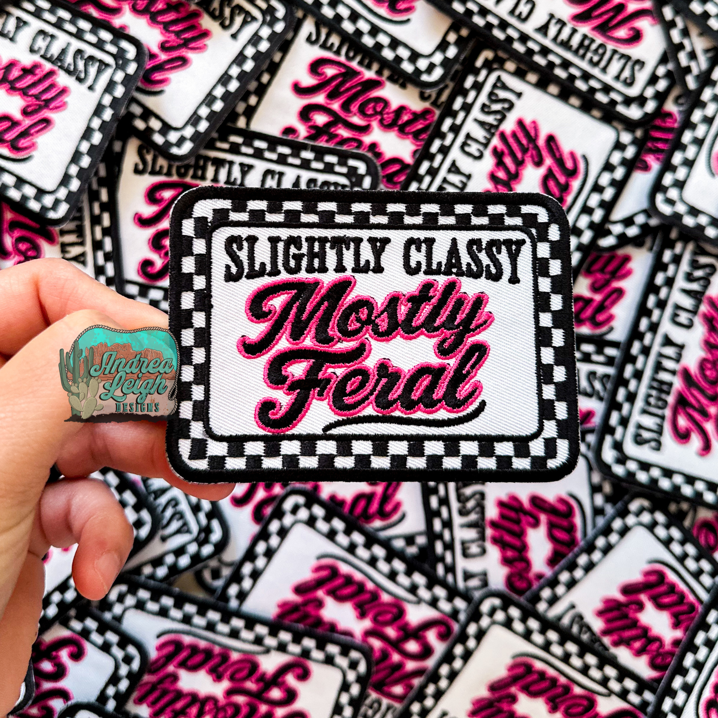 ALD EXCLUSIVE- Slight Classy Mostly Feral Embroidered Patch