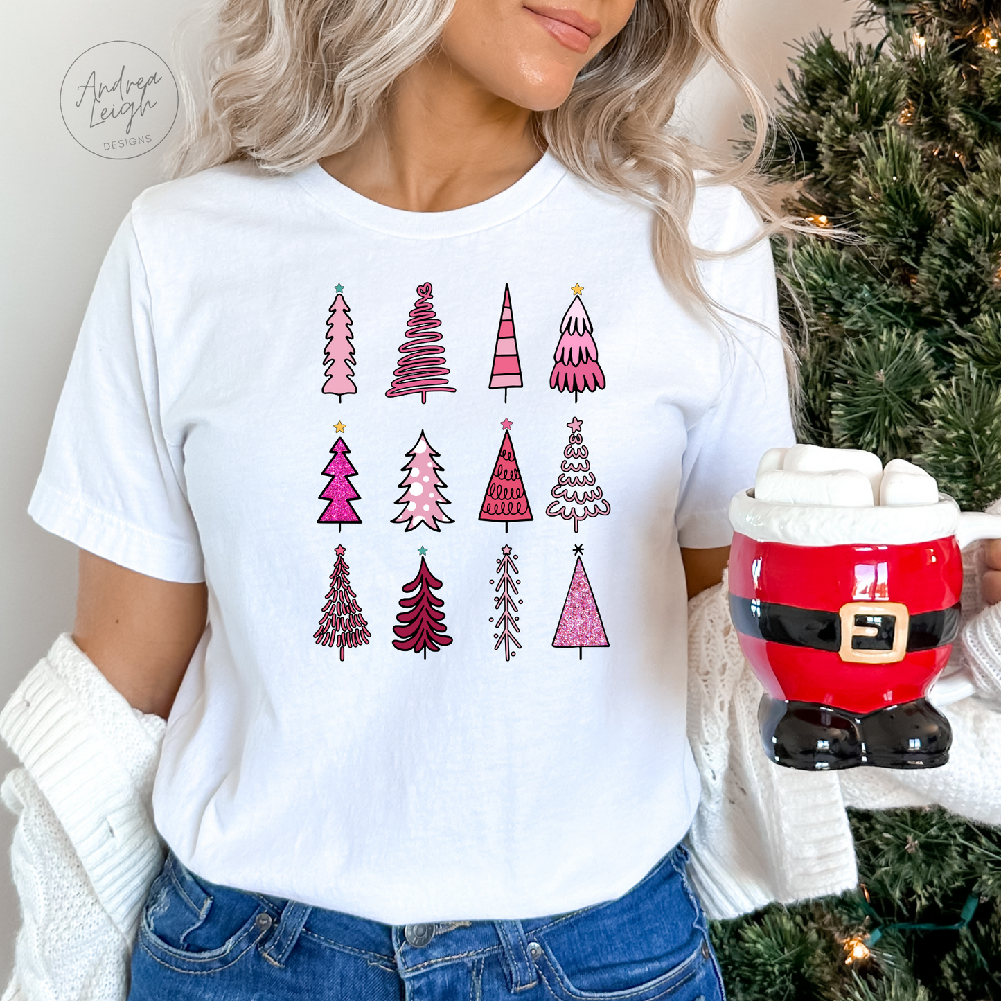 Pink Christmas Trees