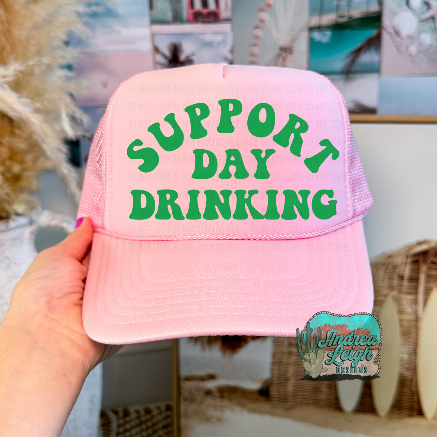 DTF Transfers Support Day Drinking (Different Colors)
