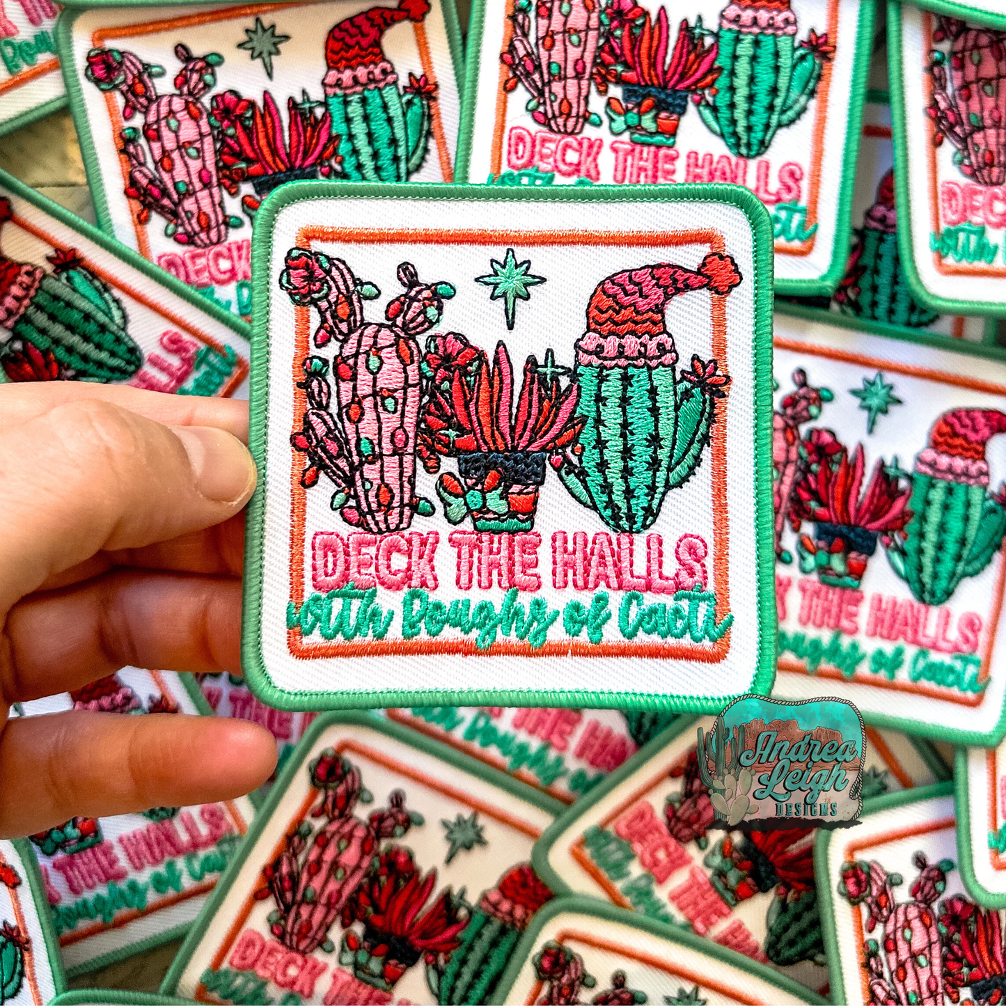 Deck the Halls Embroidered Patch