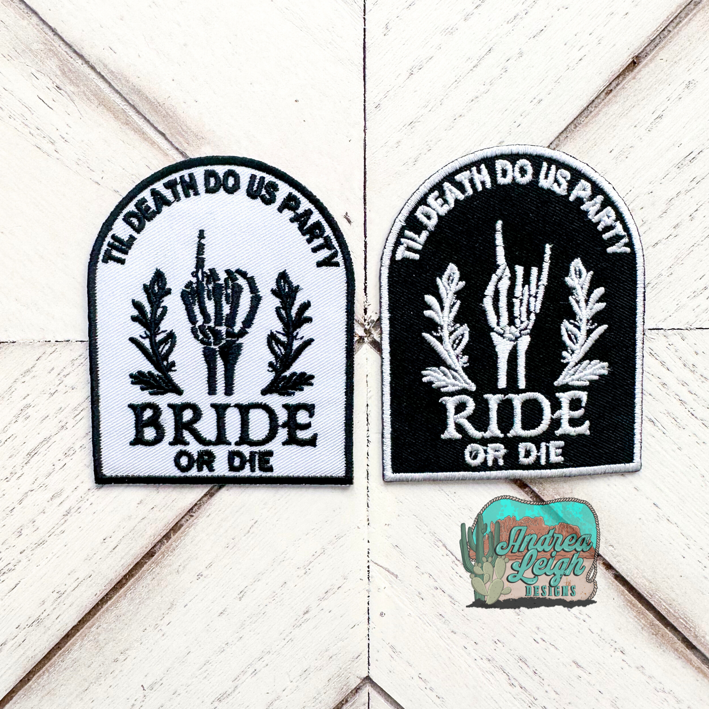 ALD EXCLUSIVE- Bride or Die Embroidered Patch