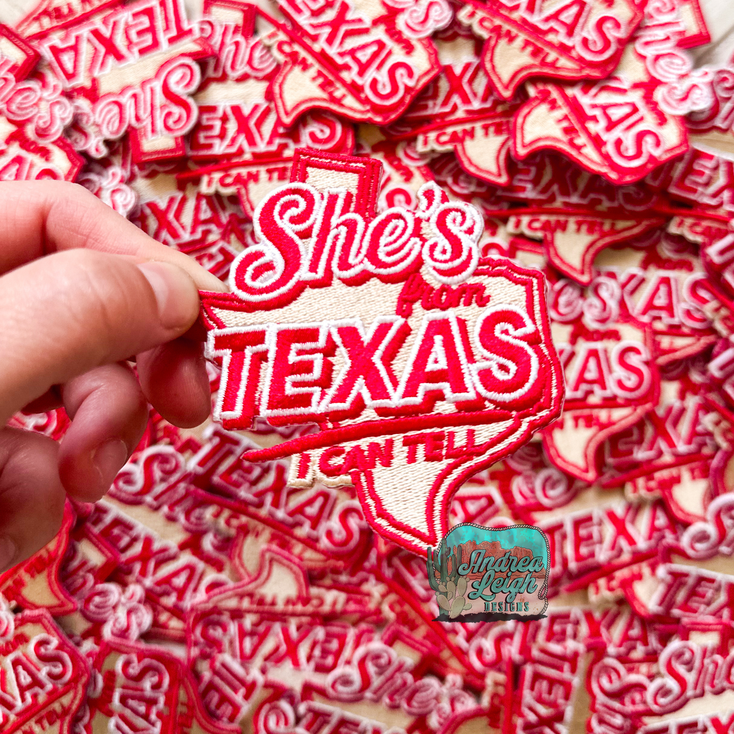ALD EXCLUSIVE- She's From Texas Embroidered Patch