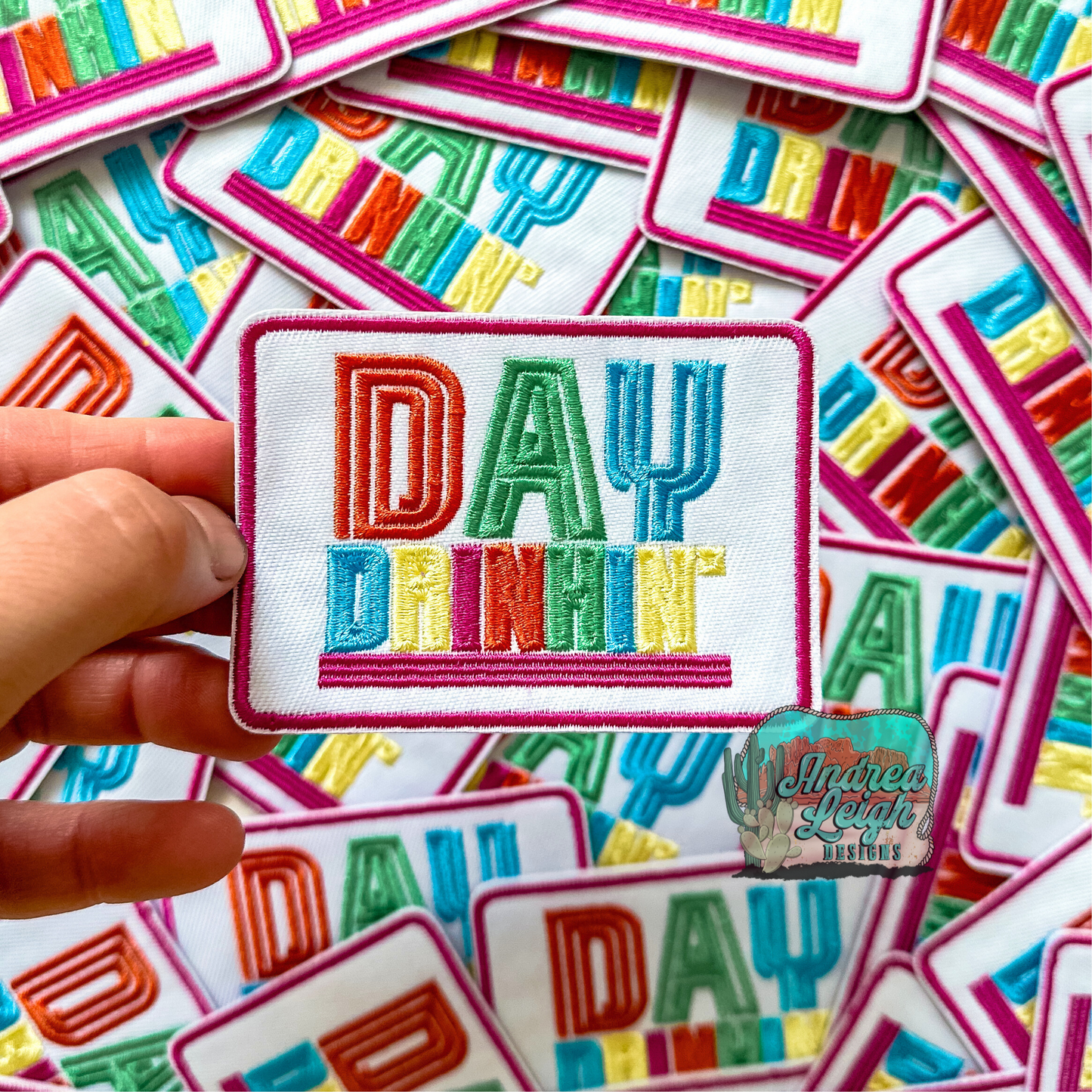 Day Drinkin Embroidered Patch