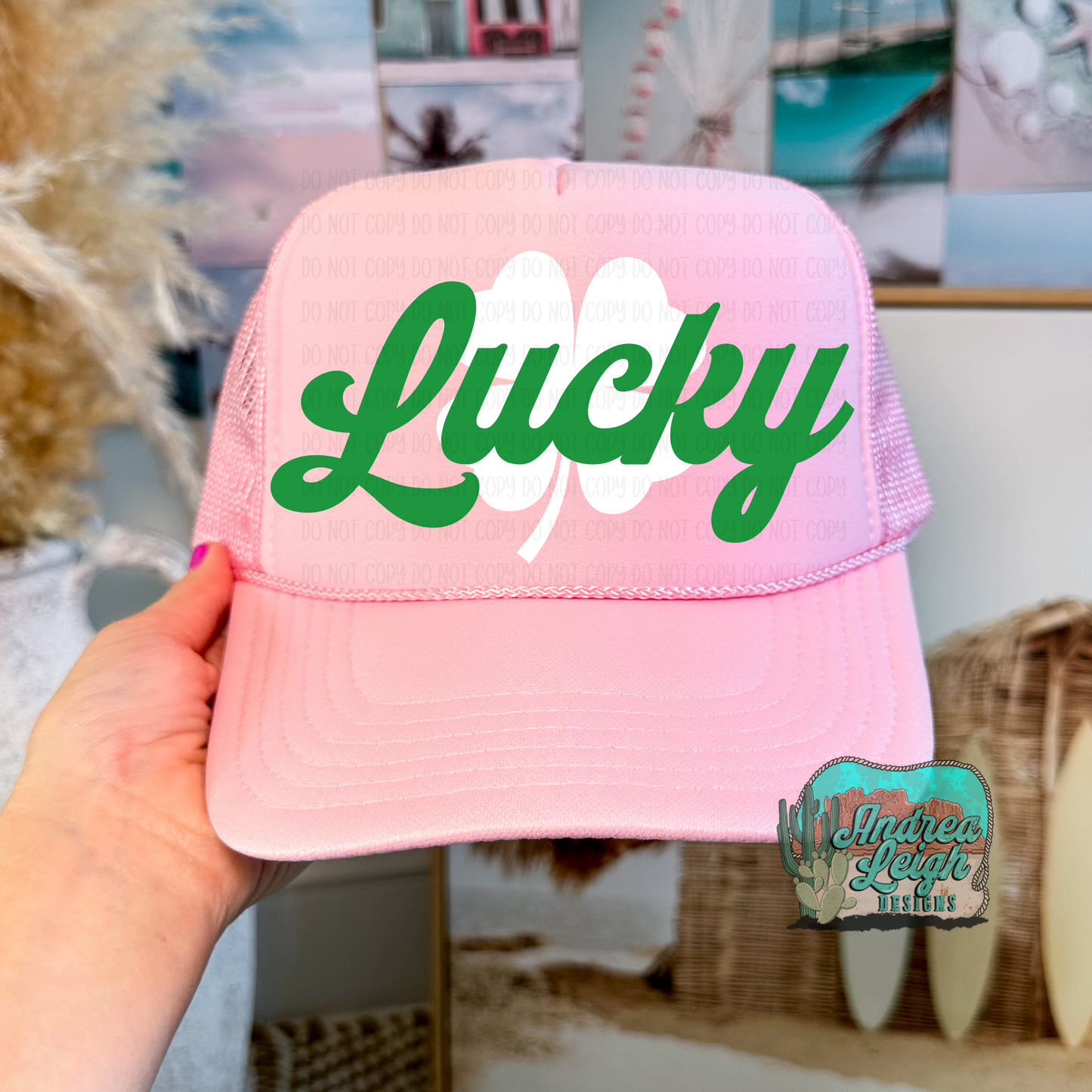 DTF Transfers Lucky 4 Leaf Clover