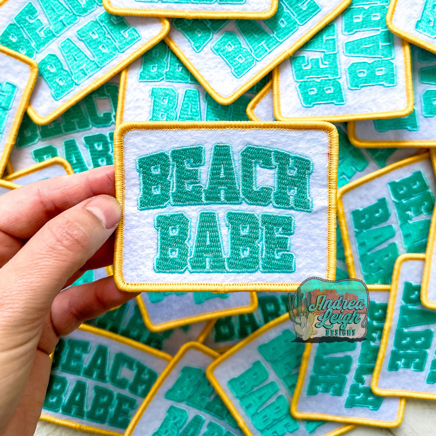 Beach Babe Embroidered Patch