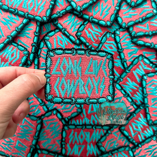 Long Live Cowboys Embroidered Patch