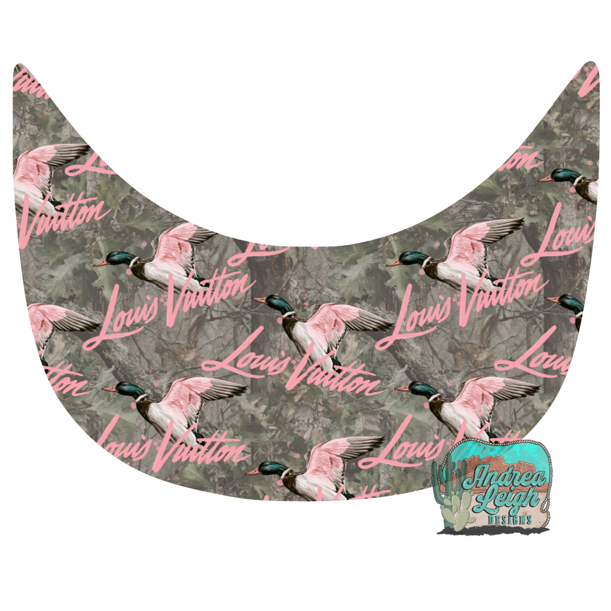 LV Mallard Duck Hat Brim DTF Transfer