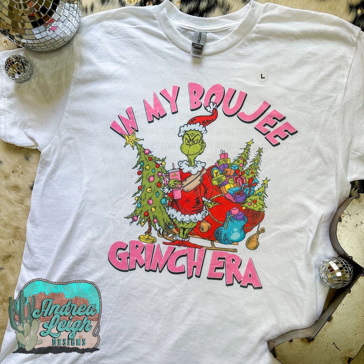 RTS Boujee Grinch Era T Shirts