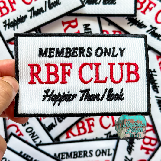 ALD EXCLUSIVE-RBF Club Embroidered Patch