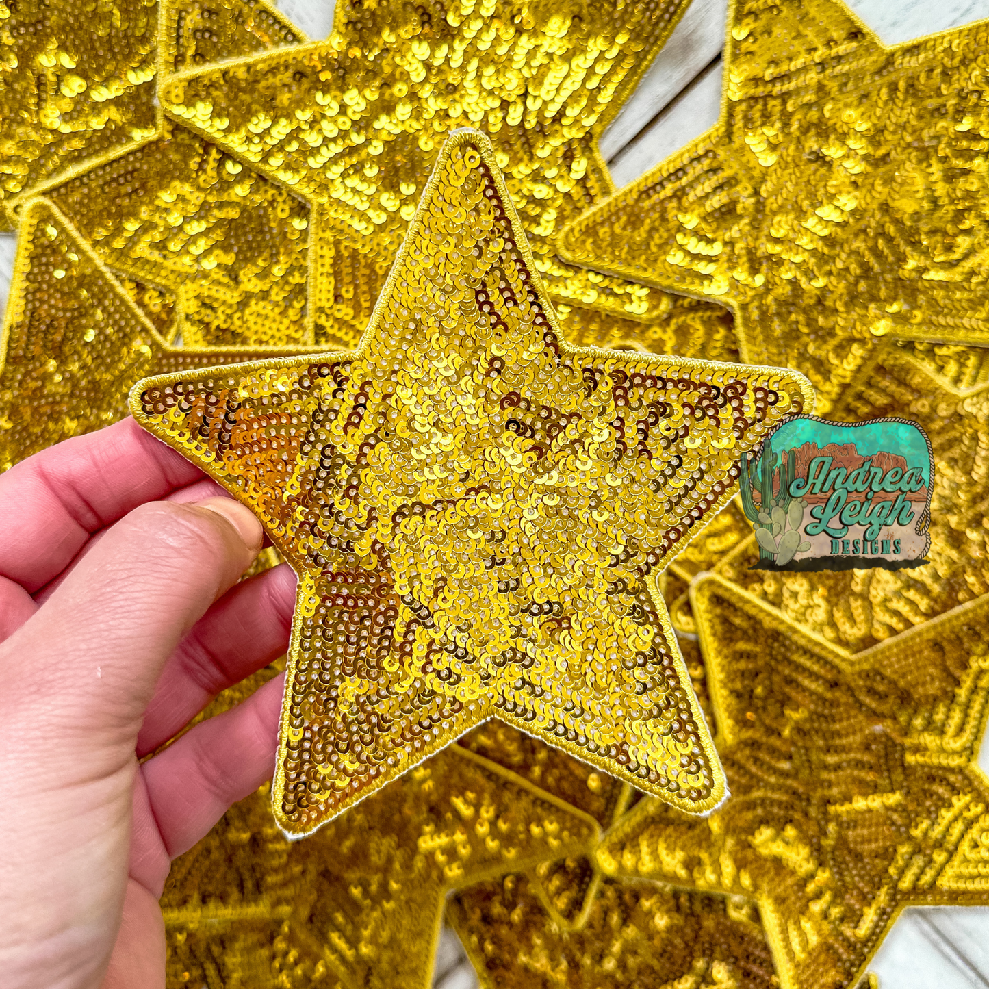 Large Sequin Star Patch (Multiple Colors)