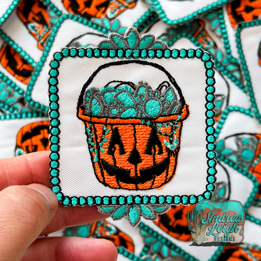 ALD EXCLUSIVE-Western Jack O Latern Embroidered Patch