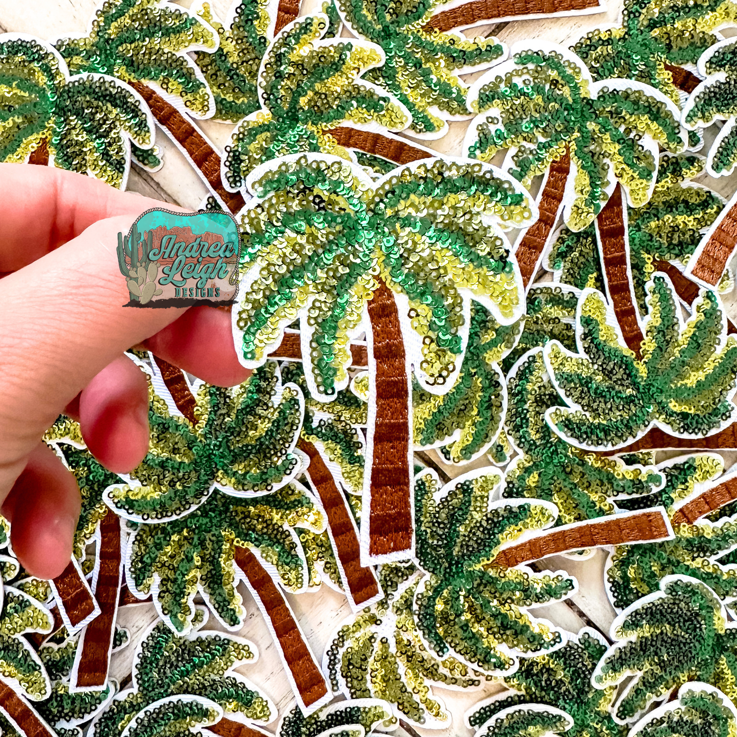 Palm Tree Embroidered Patch