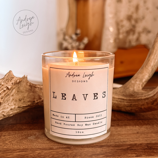 PRE-ORDER- Leaves Candle