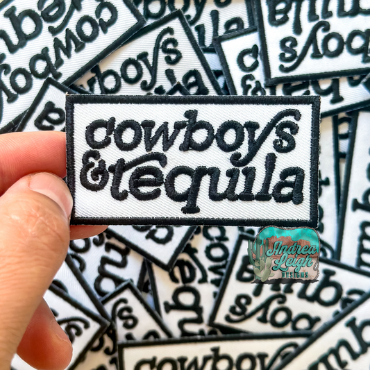 ALD EXCLUSIVE-Cowboys and Tequila Embroidered Patch