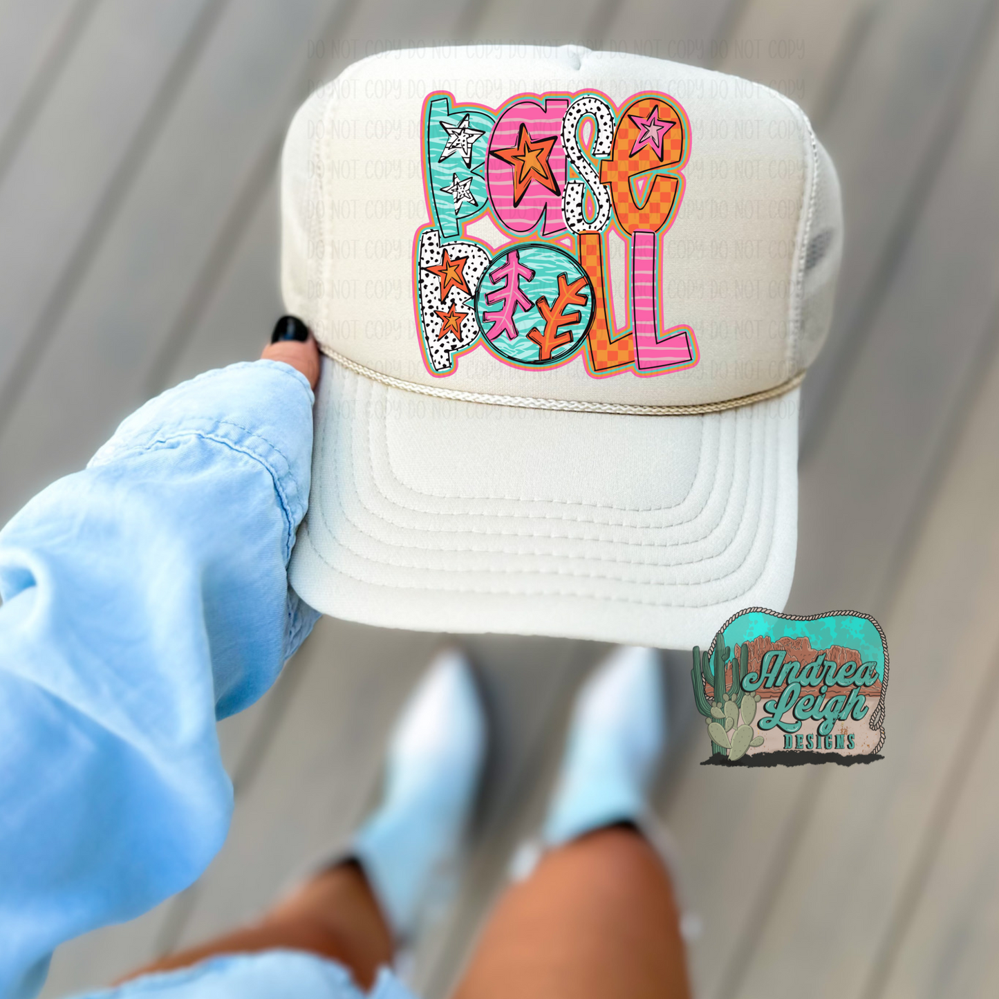 DTF Transfers Colorful Baseball