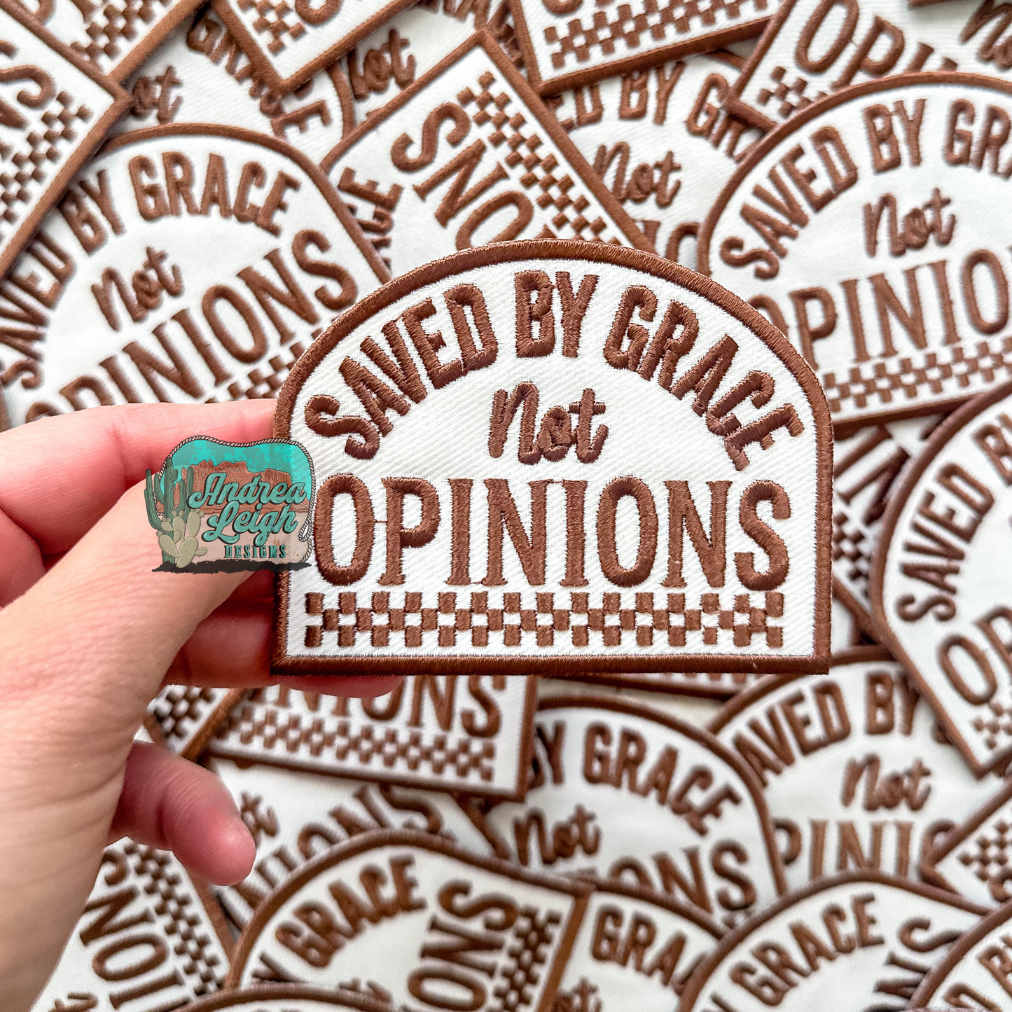 ALD EXCLUSIVE- Saved by Grace Embroidered Patch