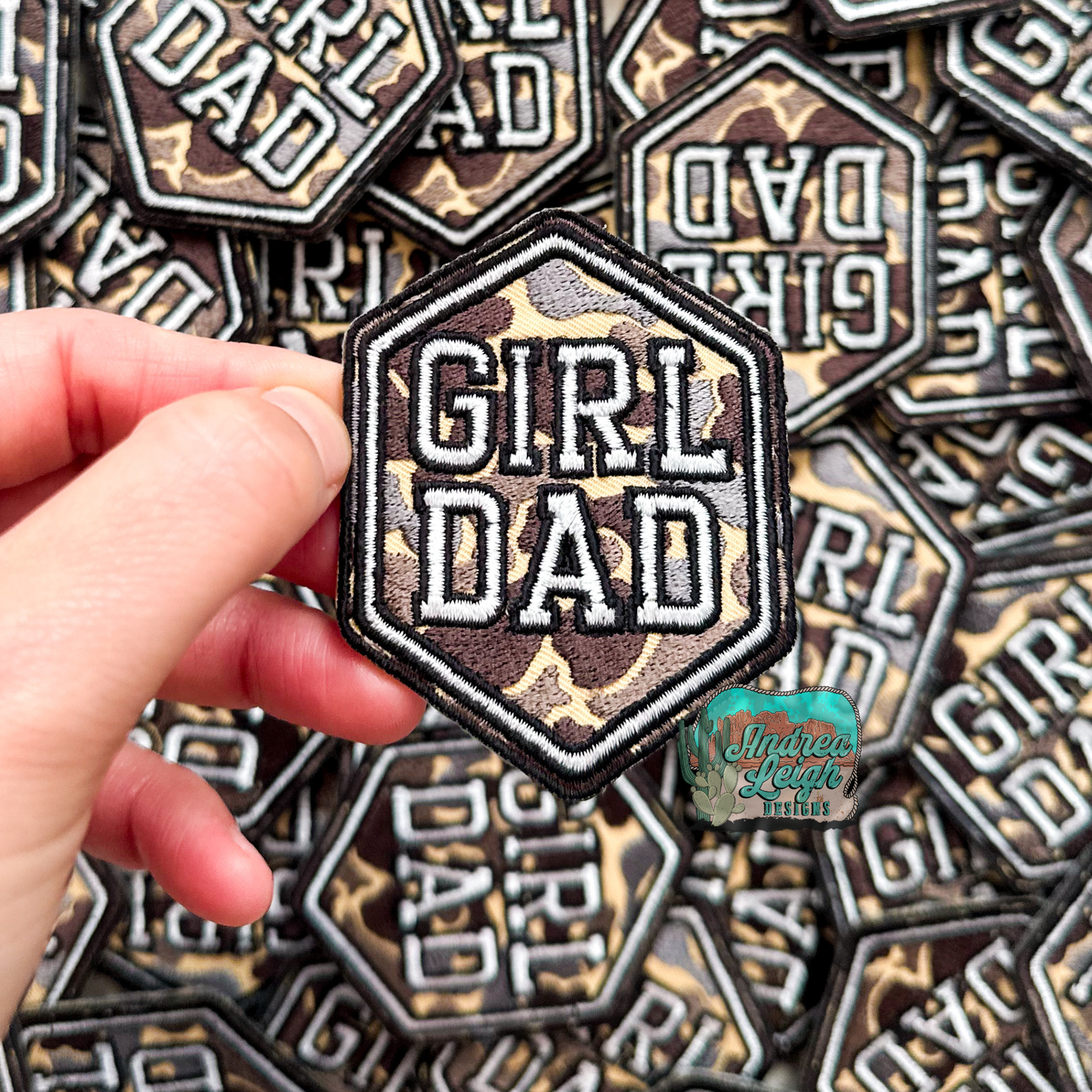 ALD EXCLUSIVE-Girl Dad Embroidered Patch