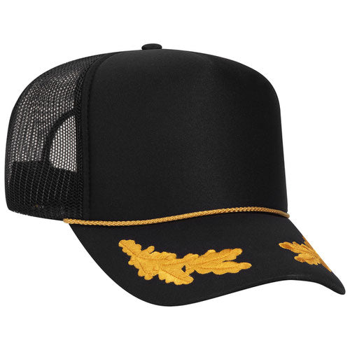 Black/Gold Otto Foam Trucker Hat