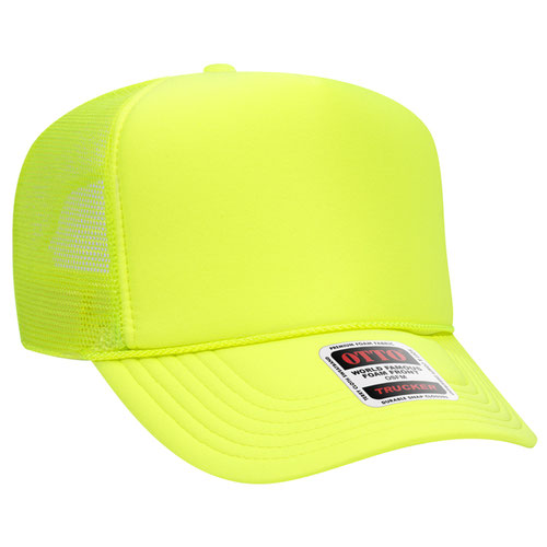 Neon Yellow Otto Foam Trucker Hat