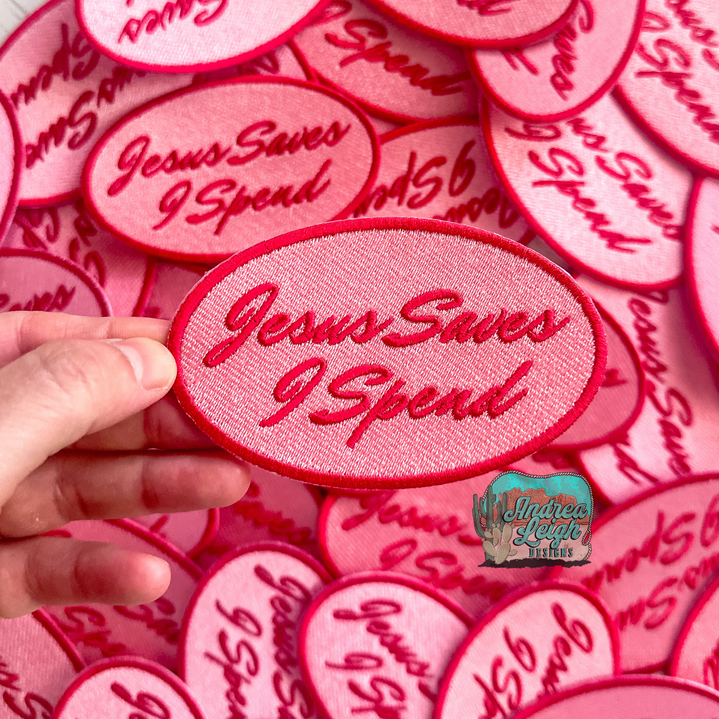 ALD EXCLUSIVE- Jesus Saved I Spend Embroidered Patch