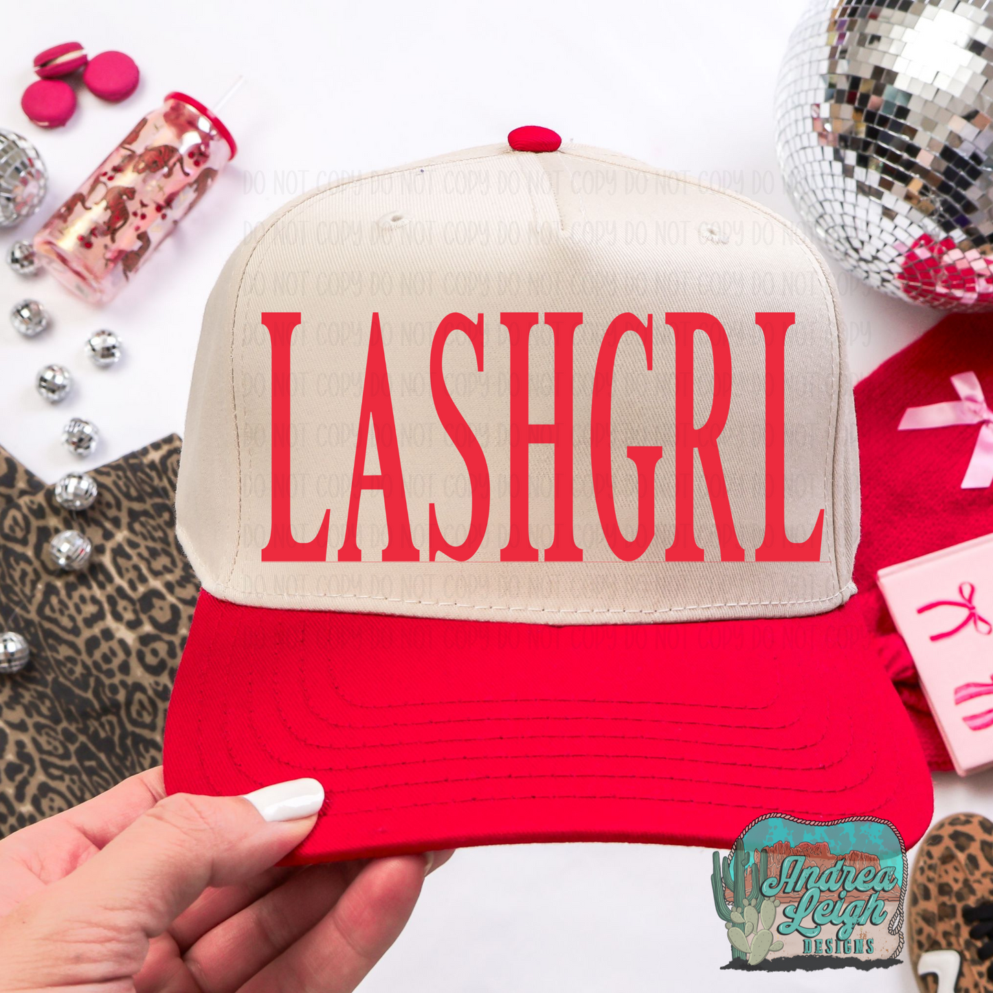 DTF Transfers LASHGRL (Different Colors)