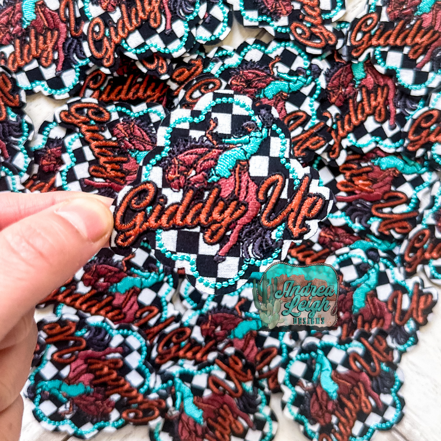Giddy Up Embroidered Patch
