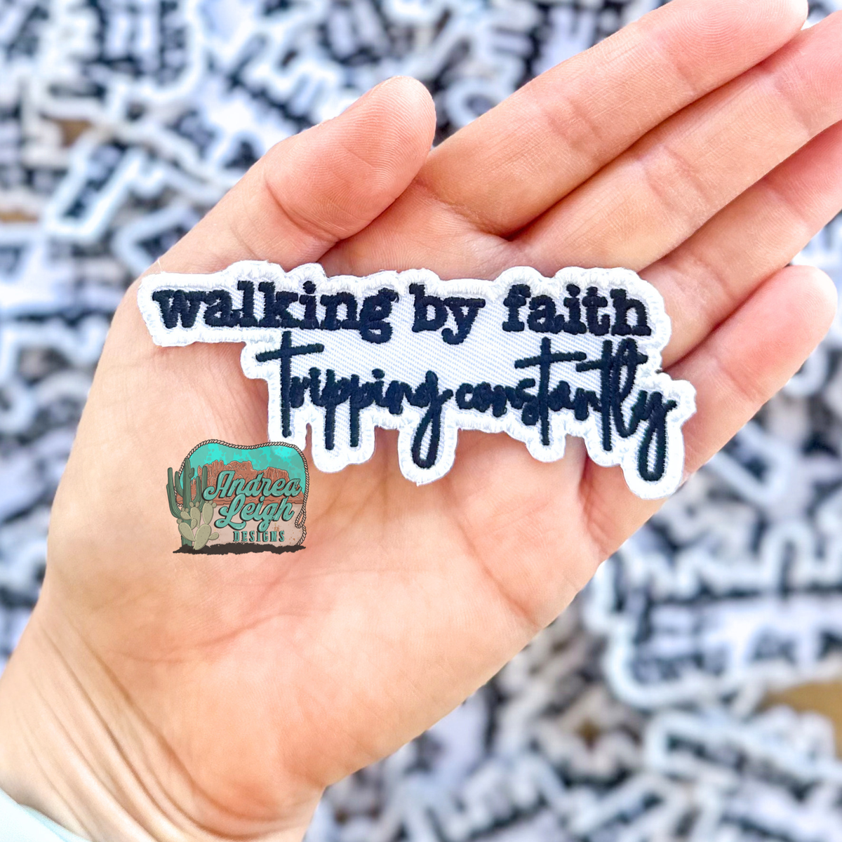 ALD EXCLUSIVE-Walking by Faith Embroidered Patch