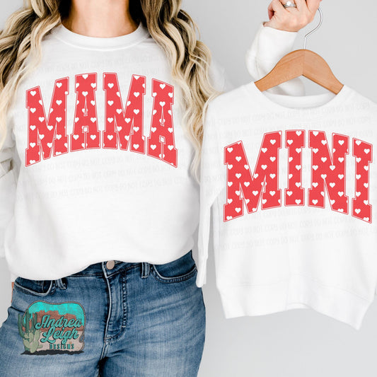 Mama/Mini Valentine's Day Sweatshirt