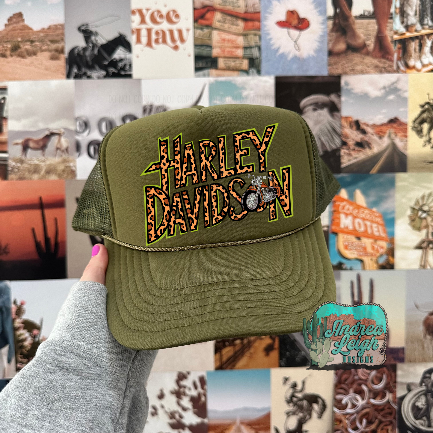 DTF Transfers Harley with Bike