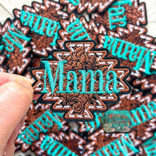 Western Mama Embroidered Patch
