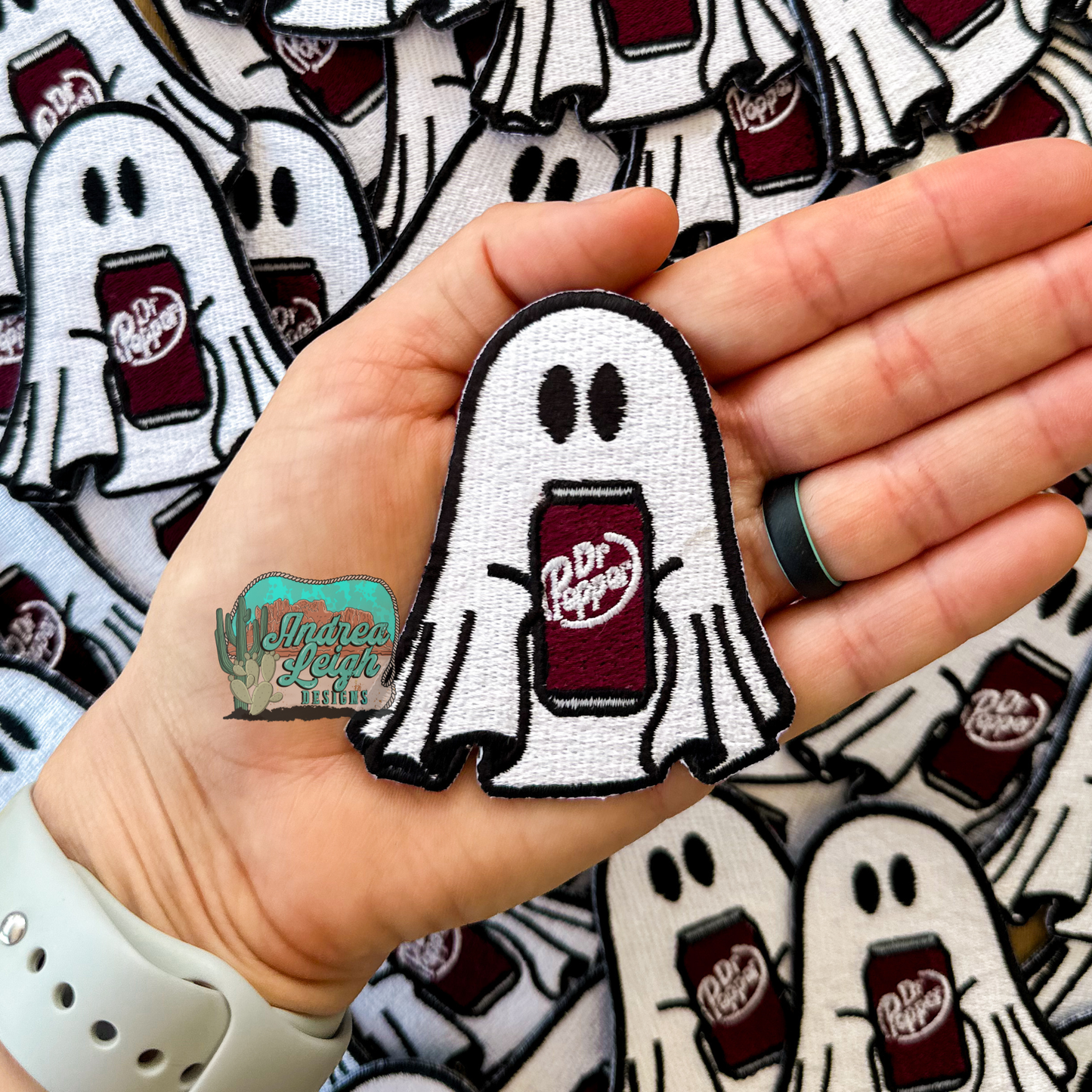 ALD EXCLUSIVE- Dr.Pepper Ghost Embroidered Patch