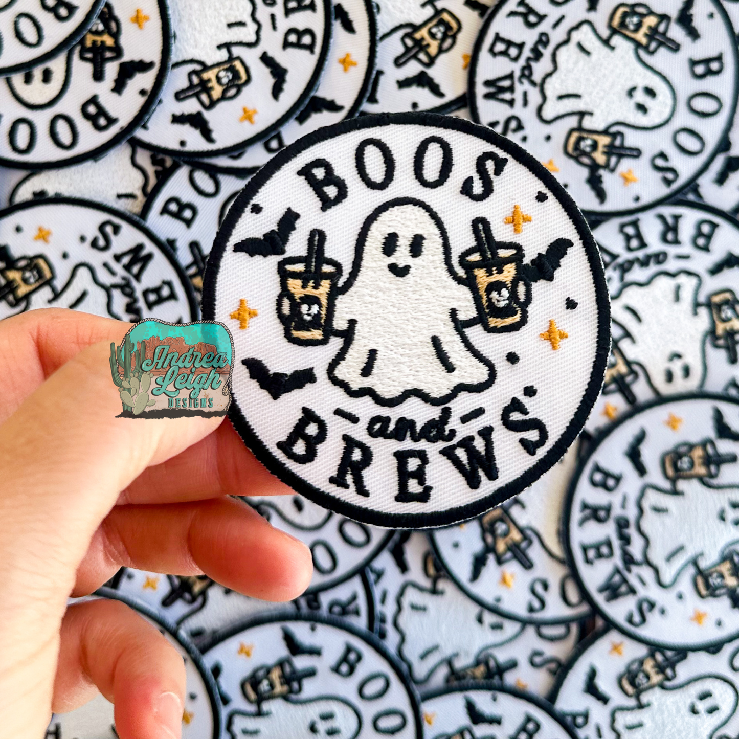 ALD EXCLUSIVE-Boos and Brews Embroidered Patch