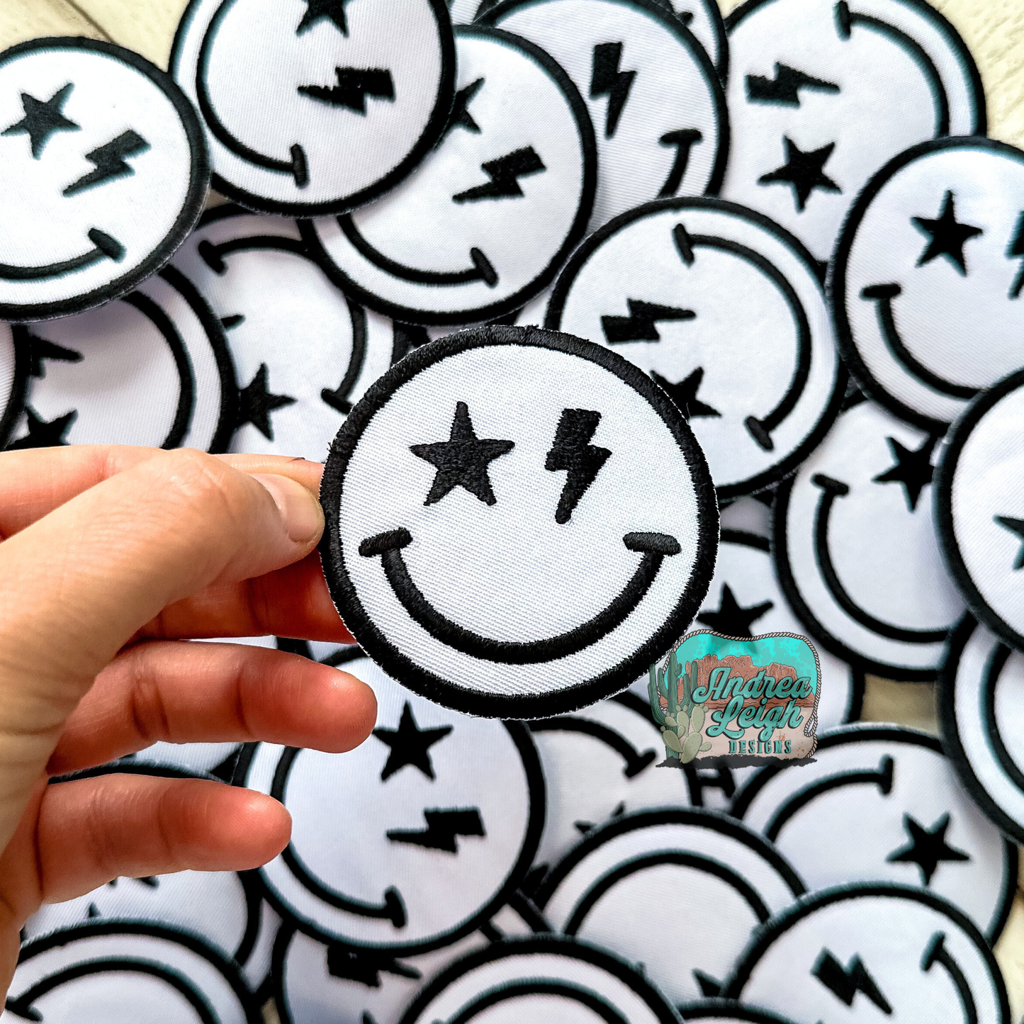 ALD EXCLUSIVE- Happy Face Embroidered Patch