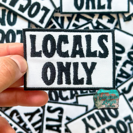 ALD EXCLUSIVE-Locals Only Embroidered Patch