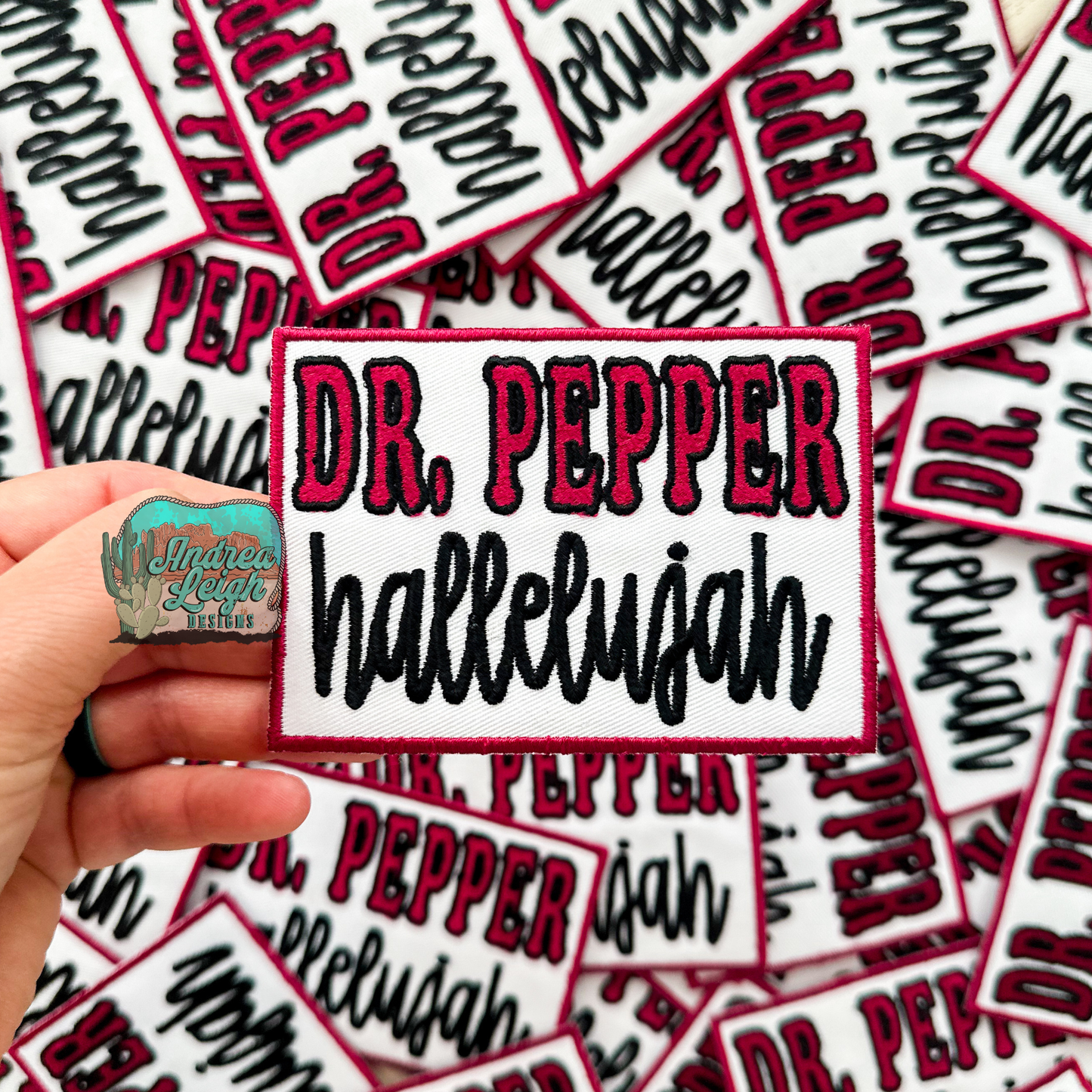 ALD EXCLUSIVE- Dr.Pepper Hallelujah Embroidered Patch