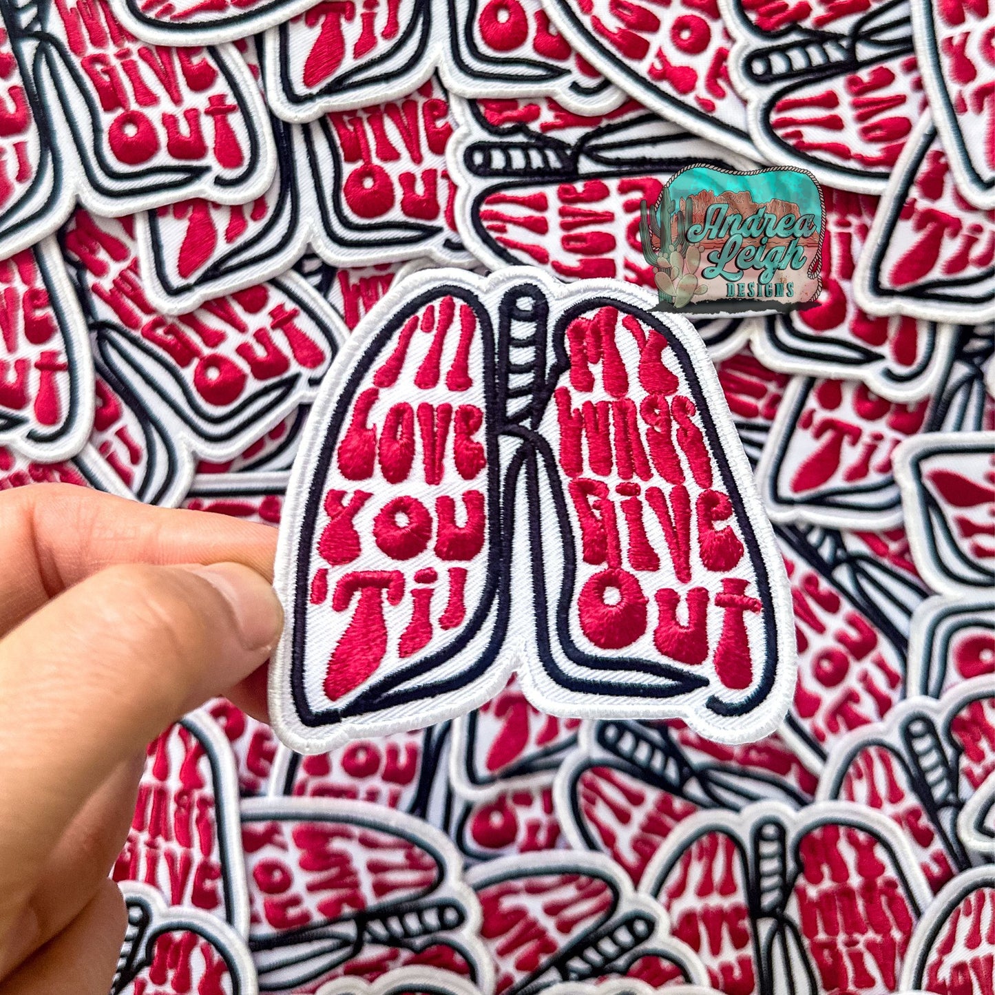 ALD EXCLUSIVE- I'll Love You 'Til Embroidered Patch