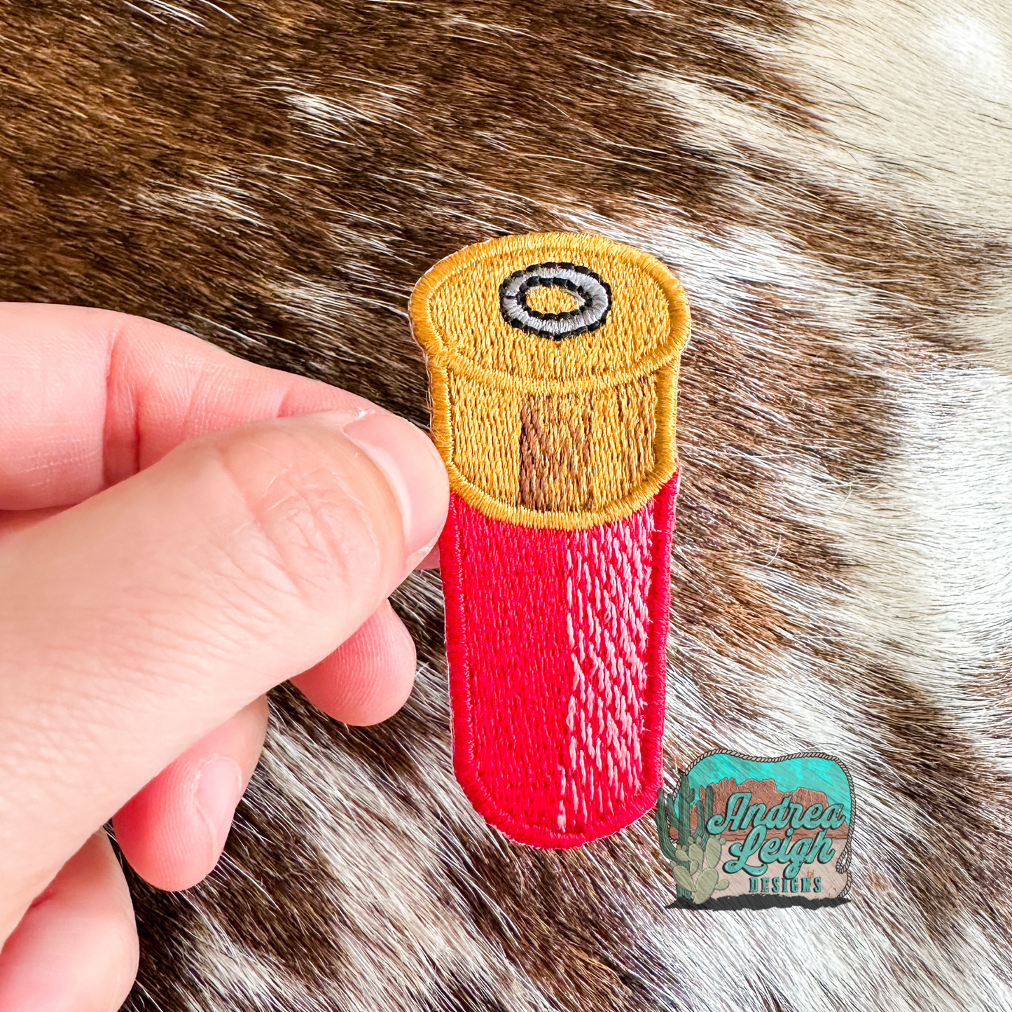 ALD EXCLUSIVE- Red Shotgun Shell Embroidered Patch