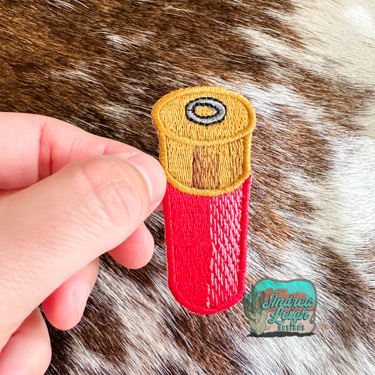 ALD EXCLUSIVE- Red Shotgun Shell Embroidered Patch