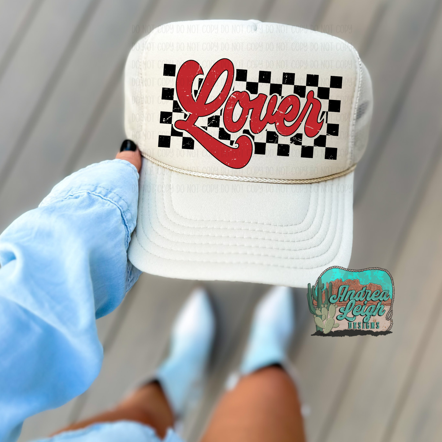 DTF Transfers Lover Checkered