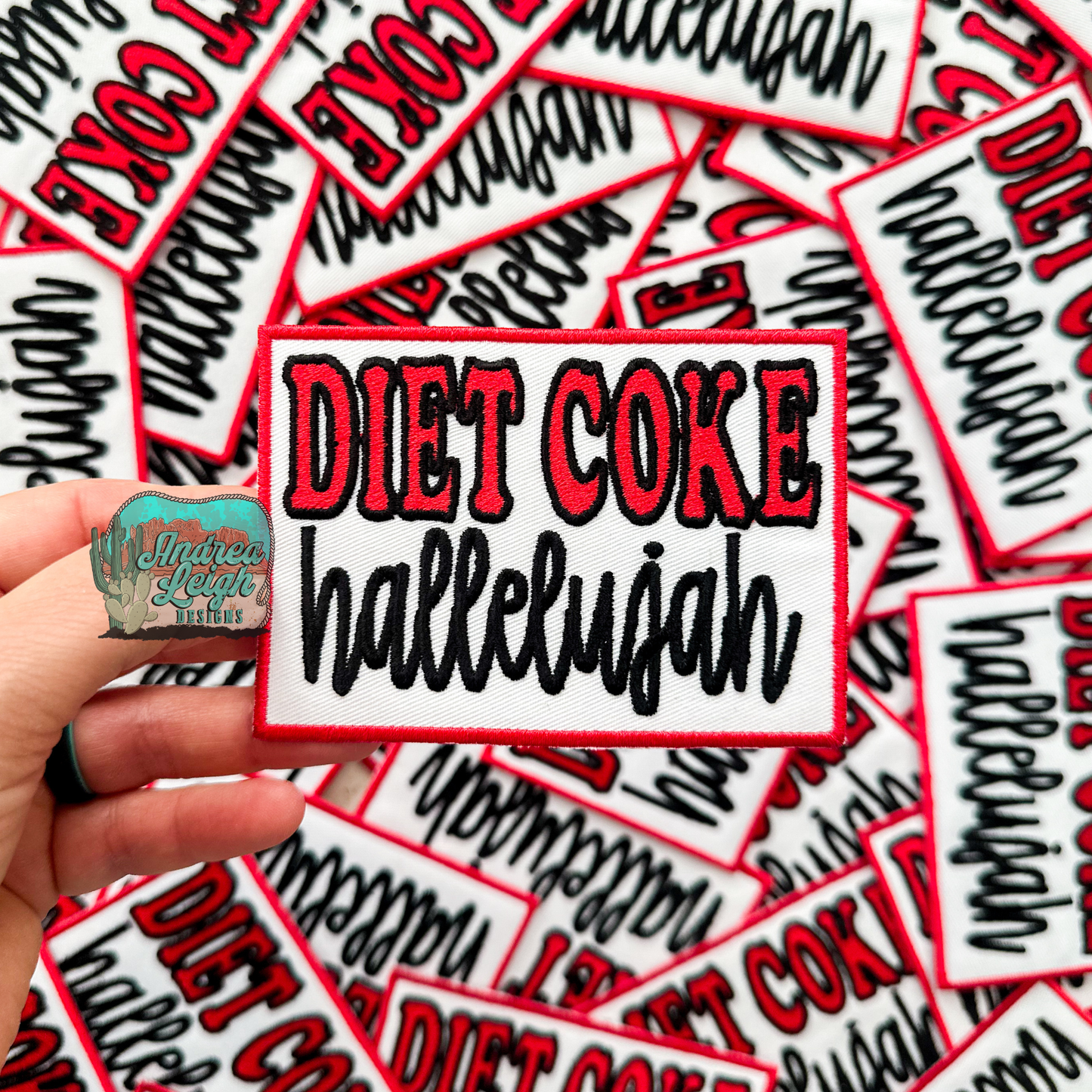 ALD EXCLUSIVE- Diet Coke Hallelujah Embroidered Patch