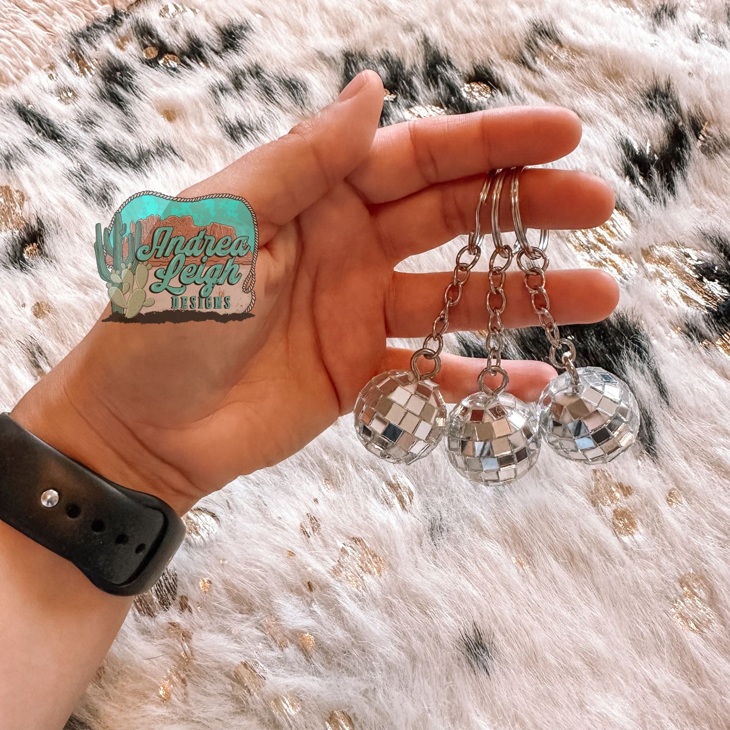 Mini Disco Ball Key Chain