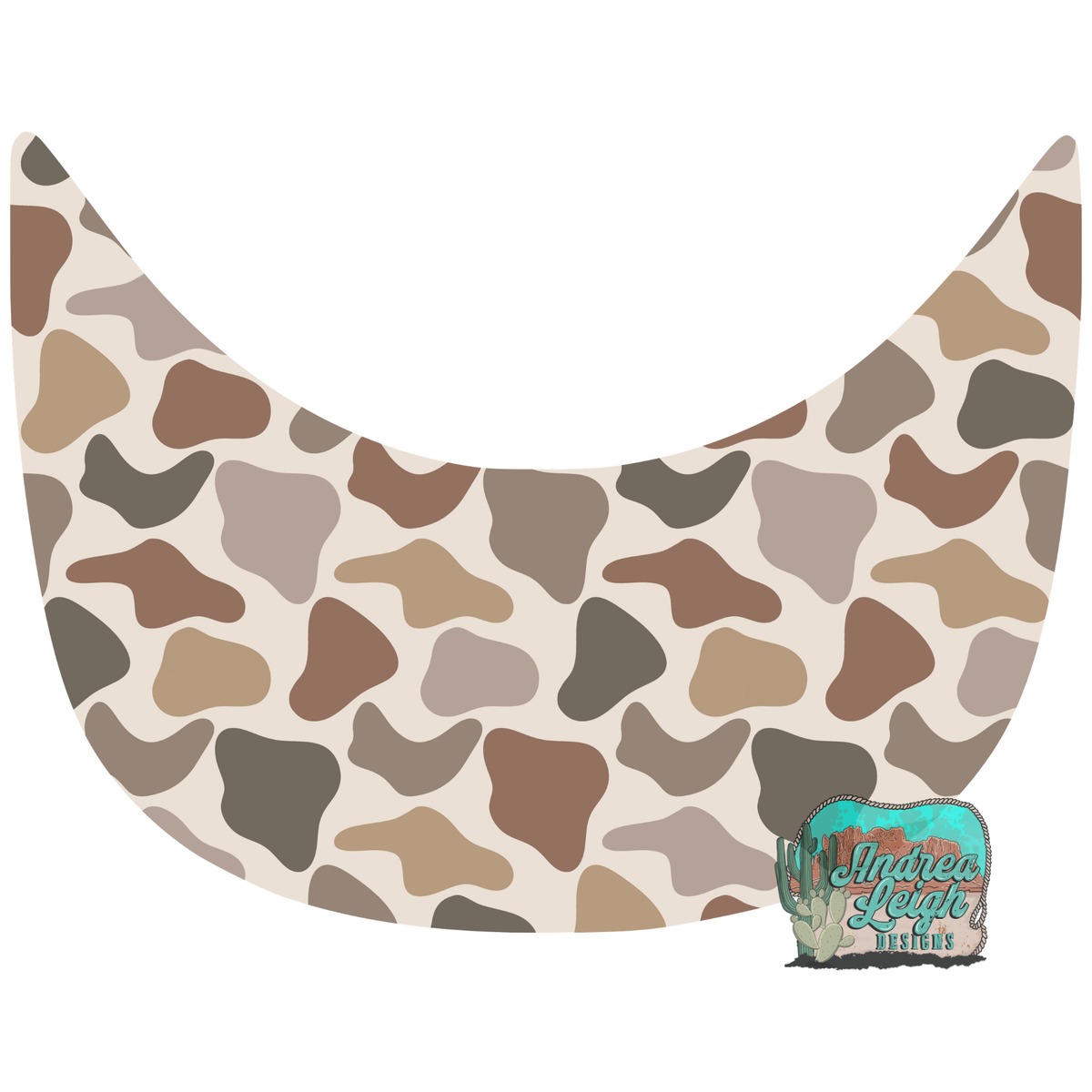 Duck Camo Hat Brim DTF Transfer