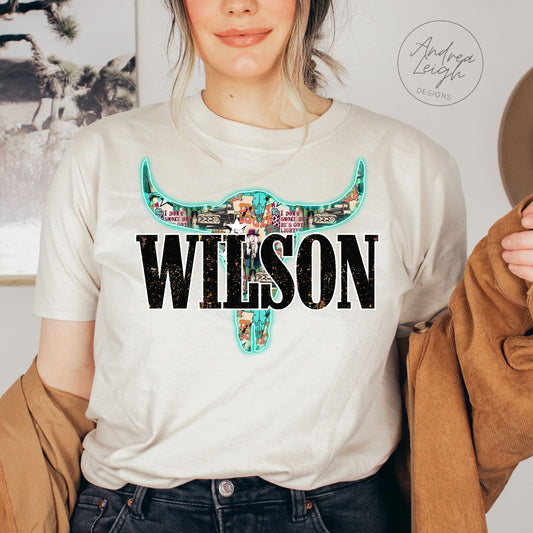 Wilson Turquoise With Back Design