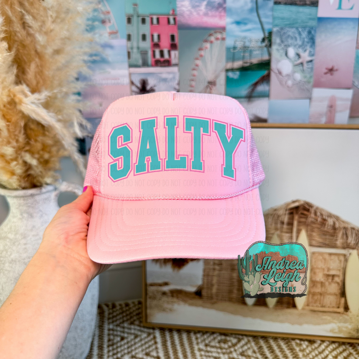 DTF Transfers Salty Blue/Pink