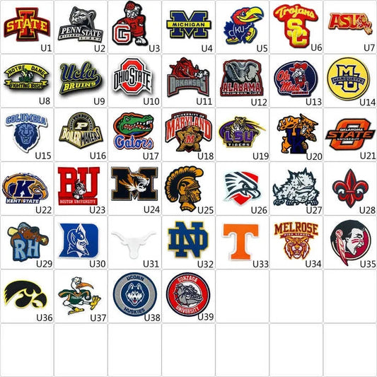 College Football Embroidered Patch