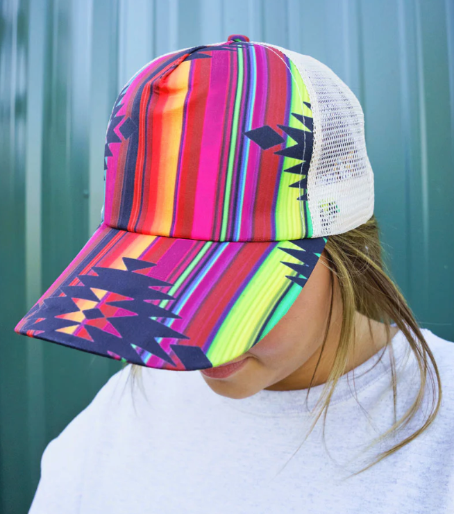 Serape shop baseball cap