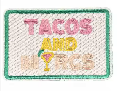 Tacos and Margs Embroidered Patch