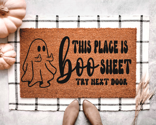 This Place is Boo Sheet Doormat