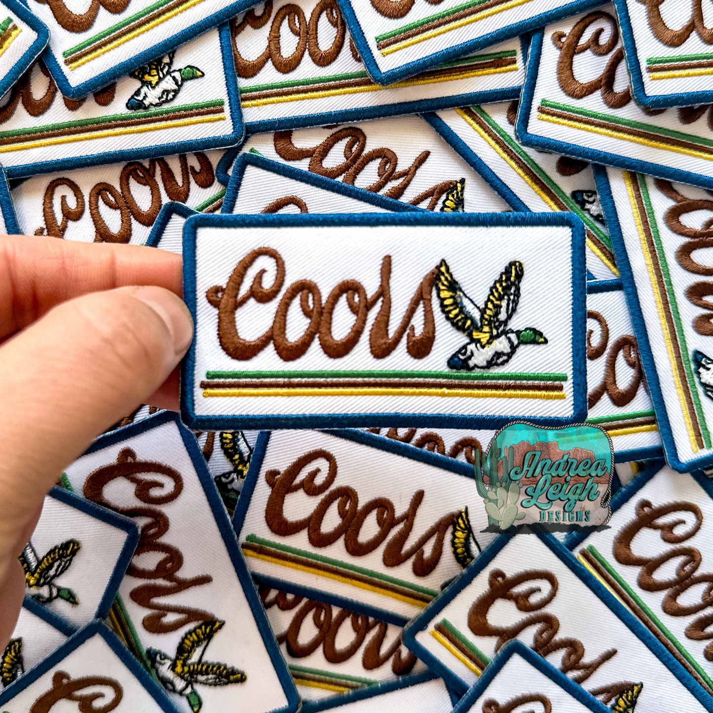 ALD EXCLUSIVE-Duck Coors Embroidered Patch